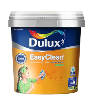 Sơn nội thất Dulux EasyClean Lau chùi vượt trội Kháng Virus mờ- 99A (15L)