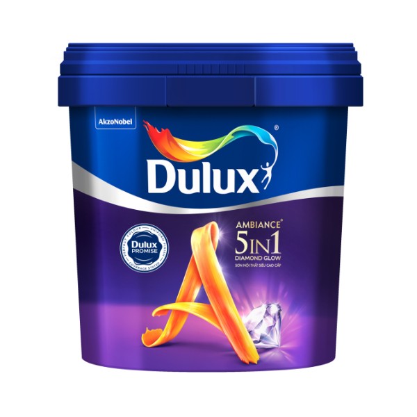 Sơn nội thất Dulux AMBIANCE 5 In 1 DIAMOND GLOW siêu bóng 66AB