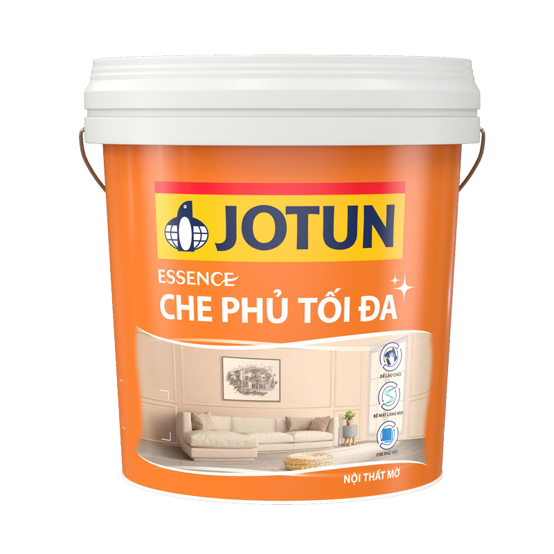 Sơn nội thất Jotun Essence che phủ tối đa mờ (5 Lít)