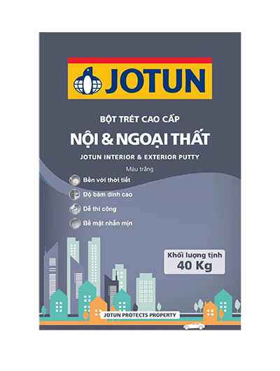 Bột trét tường Jotun nội và ngoại thất (40 kg)